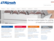 Tablet Screenshot of kirsch-medical.com